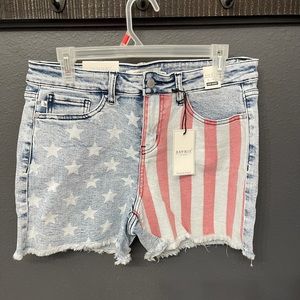 Judy Blue American Flag Shorts